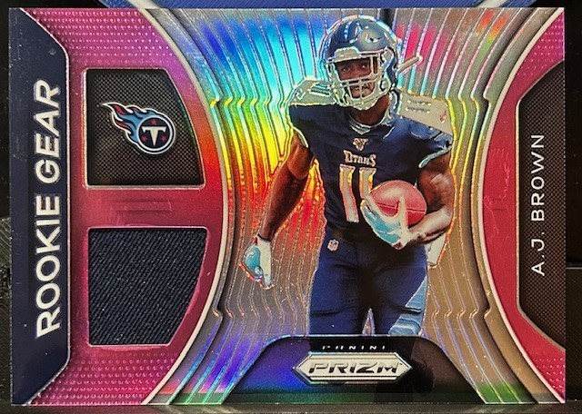 2019 Panini Prizm - Rookie Gear A.J. Brown #RG-AB - Pink