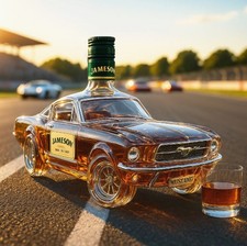 Car Whiskey Bottle Red Red Wine Decanter Bar Decor Party Gift Desktop Ornament