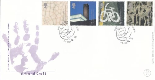Art and Craft GB RM FDC Salford 2000 NO INSERT (134669)