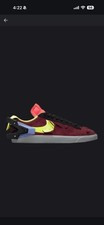 Nike Mens Burgundy/Black/Yellow/Gray Low Top ...