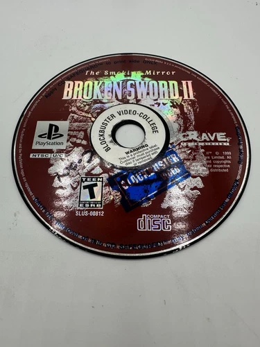 Broken Sword II: The Smoking Mirror (Sony PlayStation 1, 1999) Loose