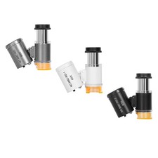 60 Times Mini Microscope Jewelry Loupes Magnifiers Adjustable Focal Length
