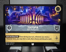 Disney Lorcana Zootopia - Police Headquarters Location 203/204 EN