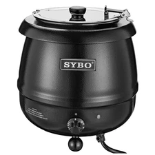 SYBO SB-6000 Commercial Grade Soup Kettle with Hinged Lid and Detachable Stai...