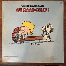WHITE LABEL MONO promo VINCE GUARALDI "Oh, Good Grief!" PEANUTS Charles Schulz