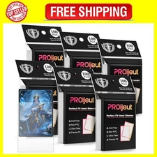 600 Pack Card Sleeves Clear, Perfect Fit Inner Ideal 600 Pack, Clear