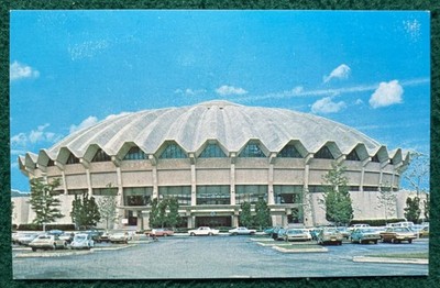 c1960s Chrome Postcard The Coliseum West Virginia University Morgantown stadium