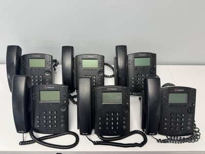 Lot of 12 Polycom Phones - Used - SoundPoint IP 330 & 331 VVX 300 & 310