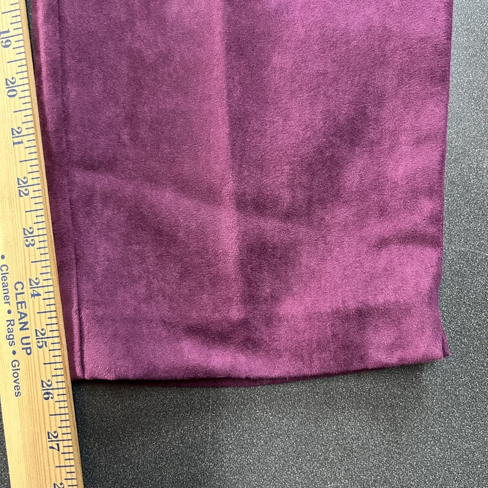 Pantalones de microgamuza púrpura para mujer talla PXL drapers y demonios ajustados espectaculares elásticos Foto 2 de 4