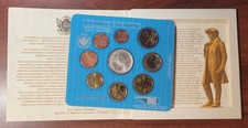 SAN MARINO 2006 9 Piece Euro Mint Set w/Silver 5 Euro .5353 OzT ASW Fine Silver