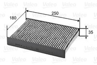 Valeo 715820 Innenraumfilter Aktivkohle FüR M-B Citan Tourer W420 T MPV Qashqai