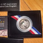 2019 Apollo 11 50th. Anniversary Silver Proof Half Dollar w/ OGP and COA — photo 2