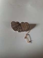 Antique Mizpah Gold Fronted Broach