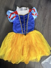 Disney Princess Snow White Costume Dress for Kids Size M with LED Lights