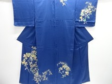 7717969: JAPANESE KIMONO / HOMONGI / SILK / KIKU