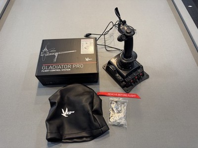 VKB Gladiator Pro Joystick for Flight-Sims (No Twist w/ Metal Gimbal and Cams)