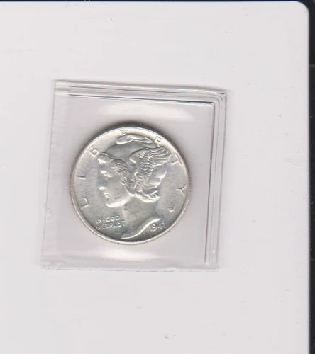 1941-D Mercury dime Au-Unc nice coin 90% Silver