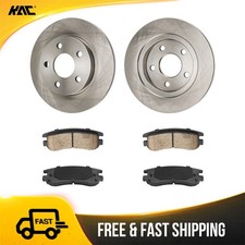 Rear Disc Brake Rotors Ceramic Pads For Buick LeSabre Pontiac Bonneville Kit