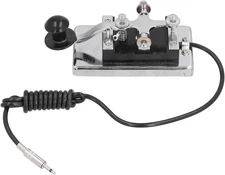 Professional Morse CW Telegraph Straight Key Stainless Steel Hy-K4