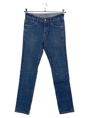 S.OLIVER High Waist Jeans Damen Blau W29/38 Baumwolle Uni