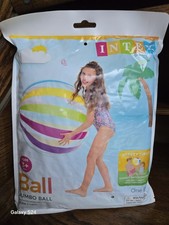Intex Jumbo Inflatable 42" Giant Beach Ball Crystal Clear