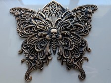 Hand painted Gold  butterfly wall art
