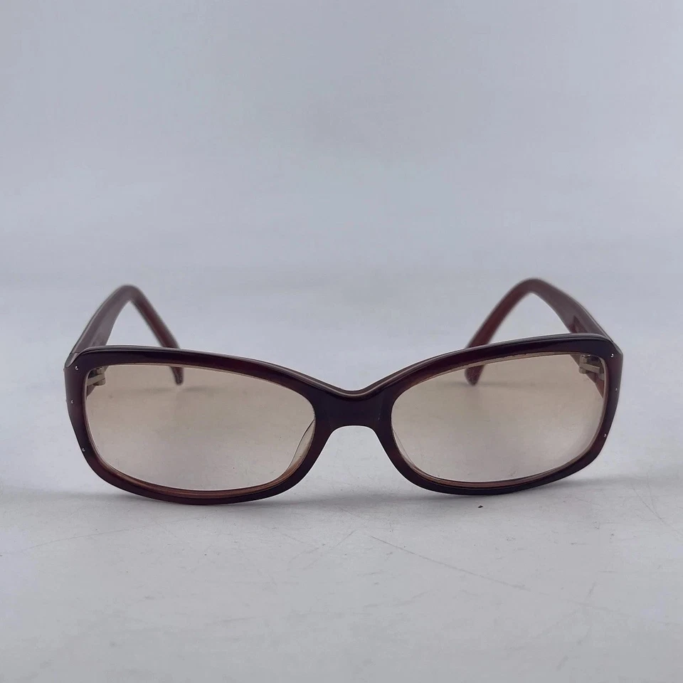 Marco de gafas para mujer Norma Kamali 7565 de plástico marrón borde completo 55-16-125 mm Foto 2 de 4