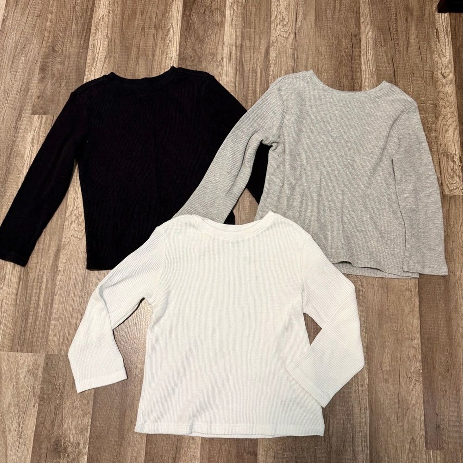 Old Navy Thermal Waffle Long Sleeve Shirt Set, Size 5T