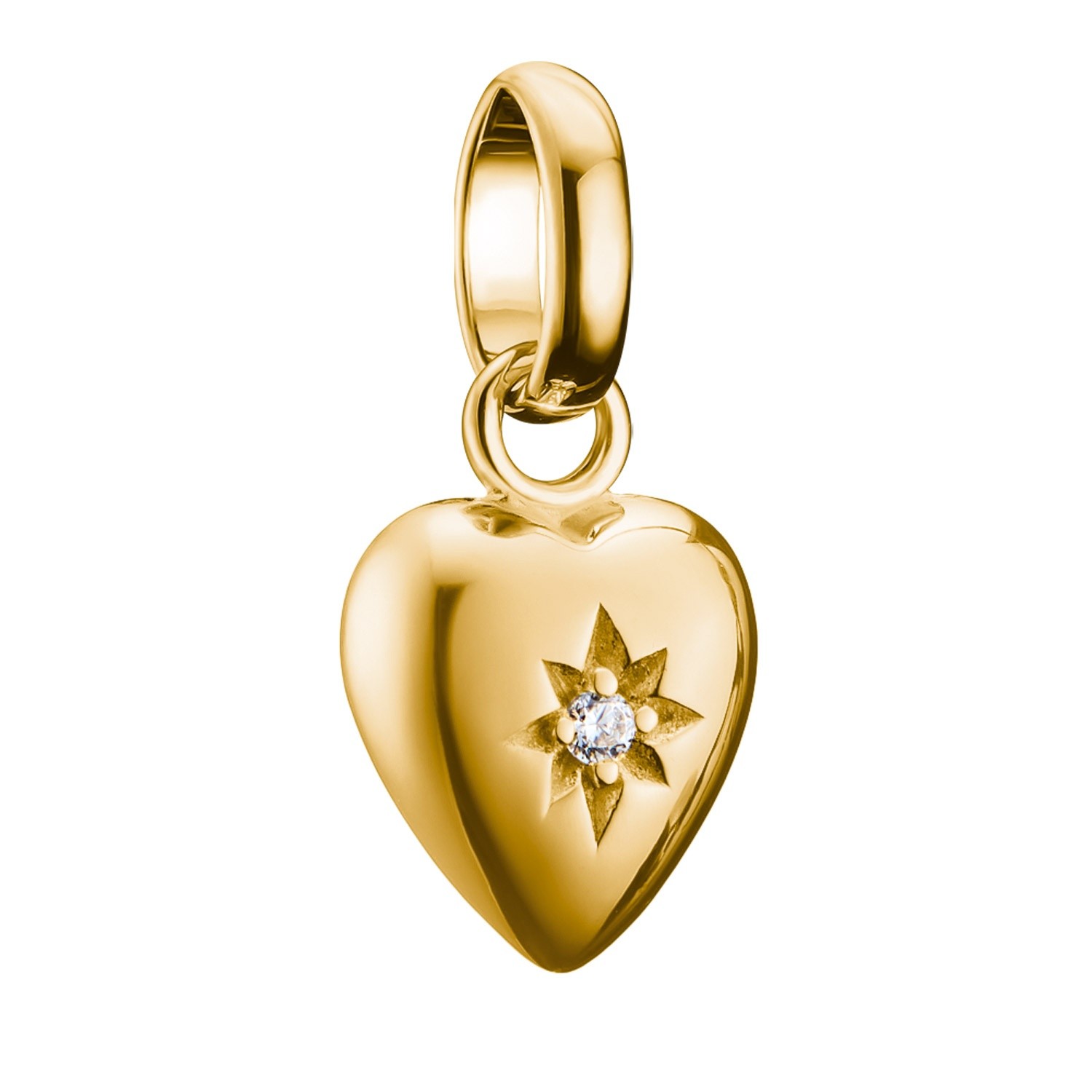 THOMAS SABO-Anhänger Herz Connect Goldfarben CC1234-414-14