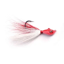 Mustad Big Eye Bucktail 8oz Red/White