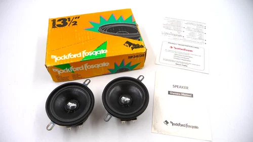Rockford Fosgate SP-34 The Punch (new old stock) old school woofers speakers USA