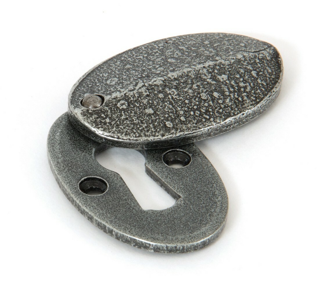 From The Anvil 33664 Pewter Oval Escutcheon & Cover