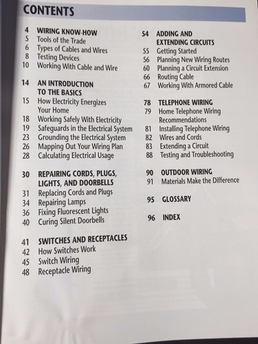 Sunset Publishing Basic Wiring book 1995 Paperback DIY Self-help Education - Picture 9 of 12