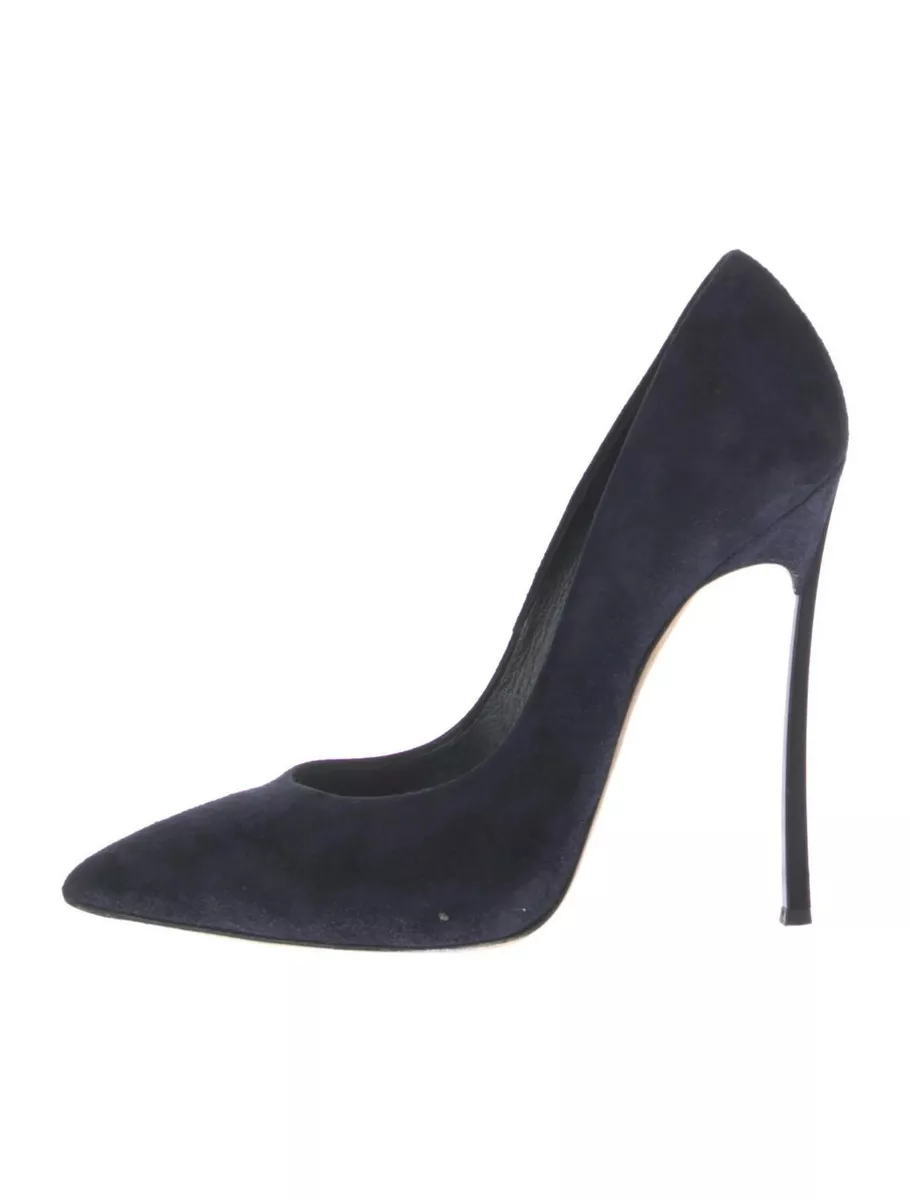 Casadei suede store pumps