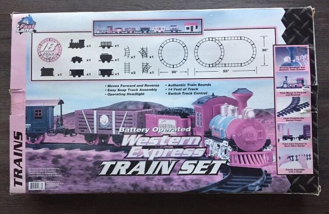fast lane western express train set
