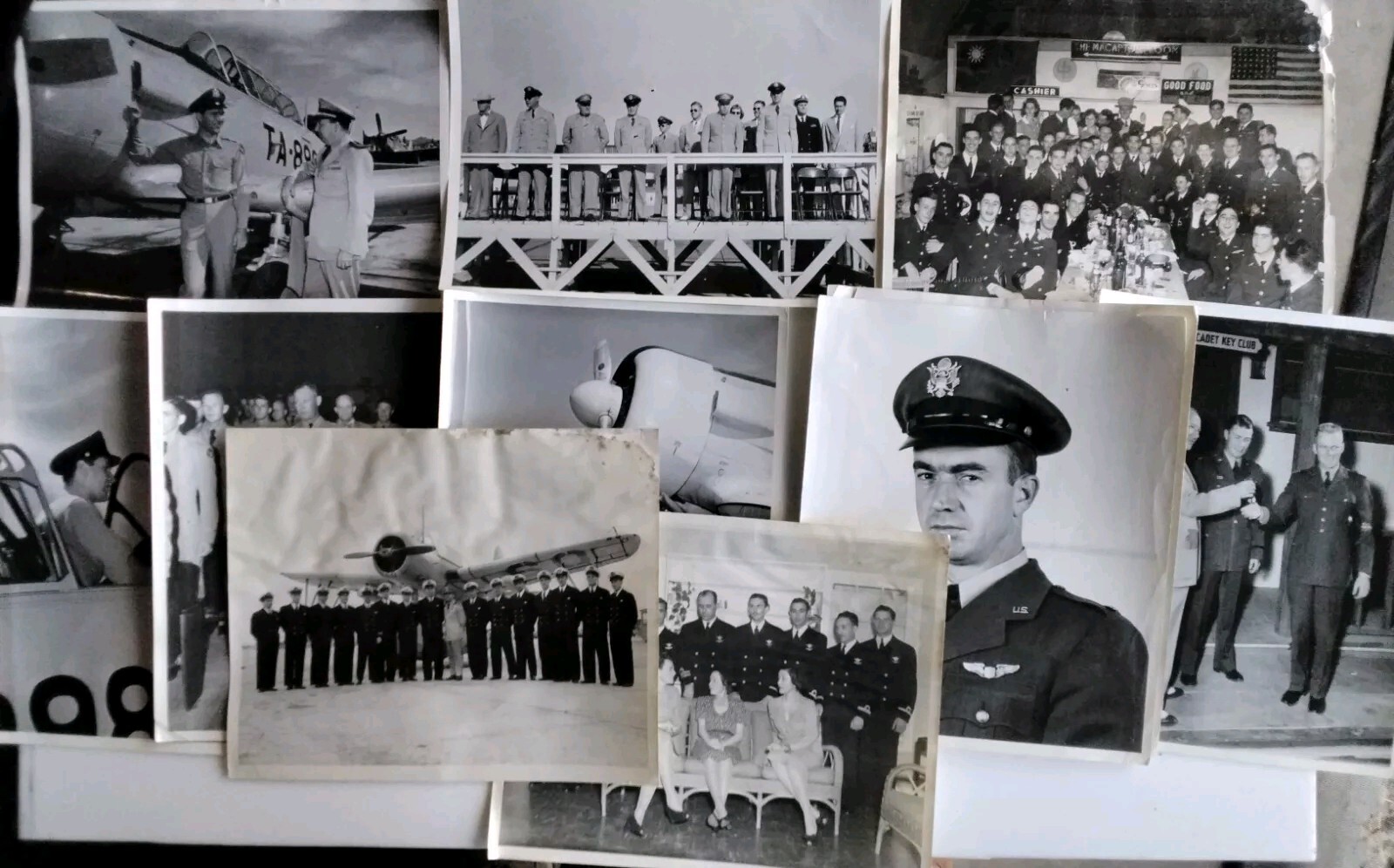 WWII VINTAGE PHOTO LOT U.S AIR FORCE