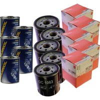5X Original Mahle / Knecht ÖLfilter OC 1063 + 5X SCT Motor Flush MotorspüLung