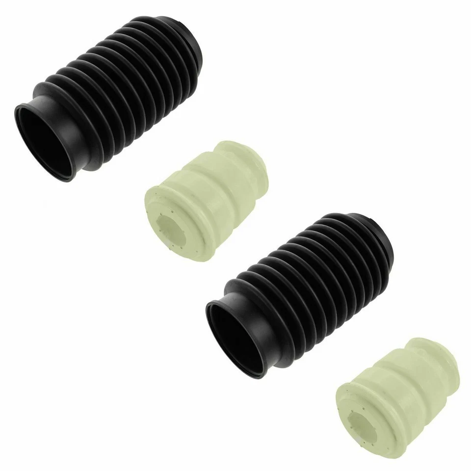 TRQ Strut Boot Bellow w/ Bumper Stop Set For 75-18 BMW Audi Mazda Pickup Truck - Image 2 of 4