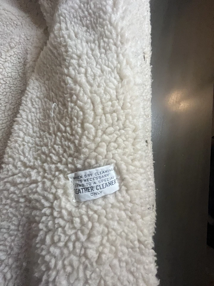 Chaleco de Gamuza JC Penney Grande De Colección Años 70 80 Forrado Sherpa JCP Vaquero Occidental Foto 4 de 4