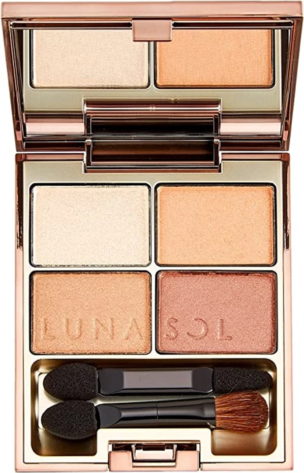 Sombra de ojos Kanebo LUNASOL Skin Modeling Eyes 02 beige naranja 6,7 g Foto 2 de 4