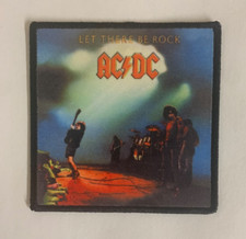 Image of AC/DC Let There Be Rock Album Cover Woven Sew Or Iron On Patch Official