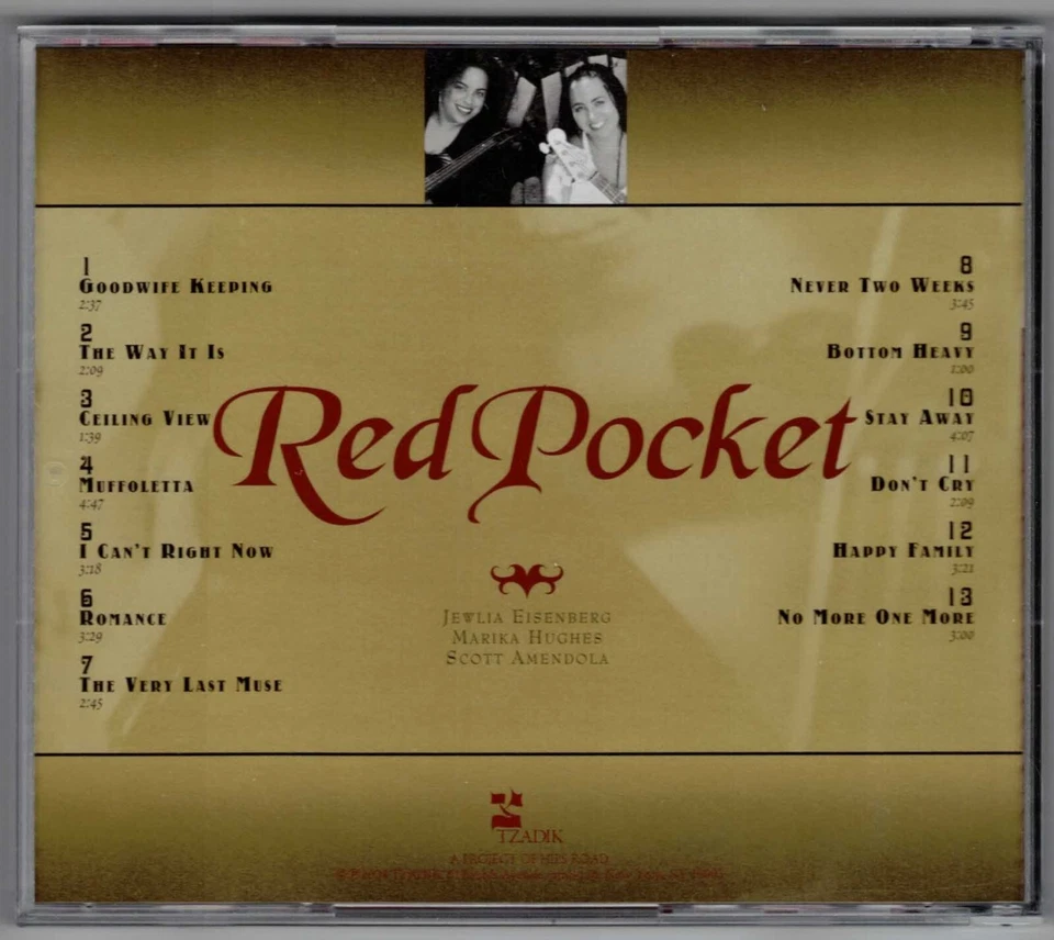 Red Pocket - Thick (Tzadik; Scott Amendola, Marika Hughes, Jewlia Eisenberg) CD - Bild 2 von 2