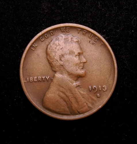 1913-S Lincoln Wheat Cent Fine