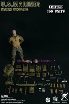 Easy&Simple Ga1006s 1/6 U.S. Marines Marpat Woodland Limited 300