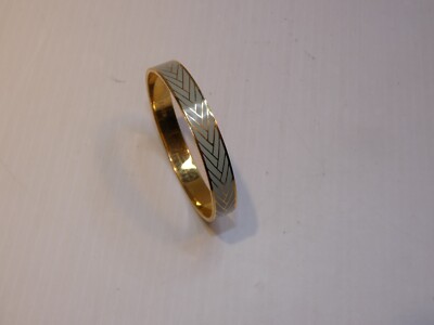 J. Crew Green and Gold Women\'s Bangle s-l400.jpg main image 2