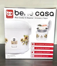 Bene Casa Rice Cooker & Steamer / Arrocera y Vapor (10 cup)