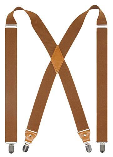 Adjustable Elastic X Back Style Suspenders for Men's and Women's