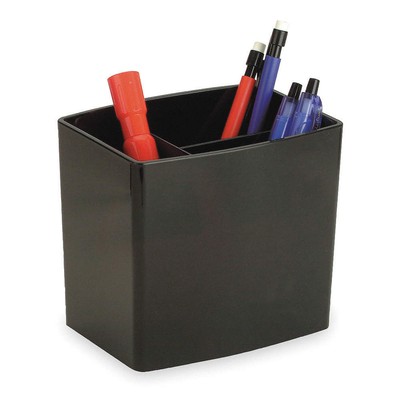 OFFICEMATE 22292 Pencil Holder,Black,4 1/2'' H 2RLK2