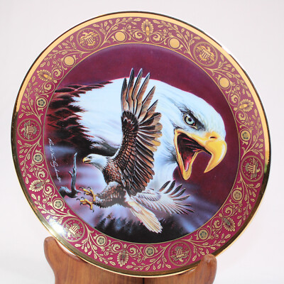 Royal Doulton Freedoms Glory The Franklin Mint Decorative Plate Fine Bone China
