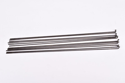 NOS black Mavic Crossroc Disc #M40617 Round J-Bend Spokes in 260mm (12 pcs)